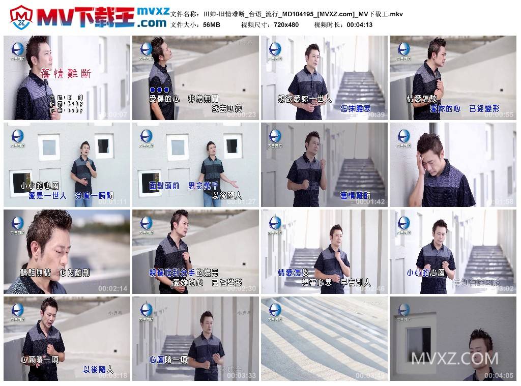 田帅-旧情难断_台语_流行_MD104195